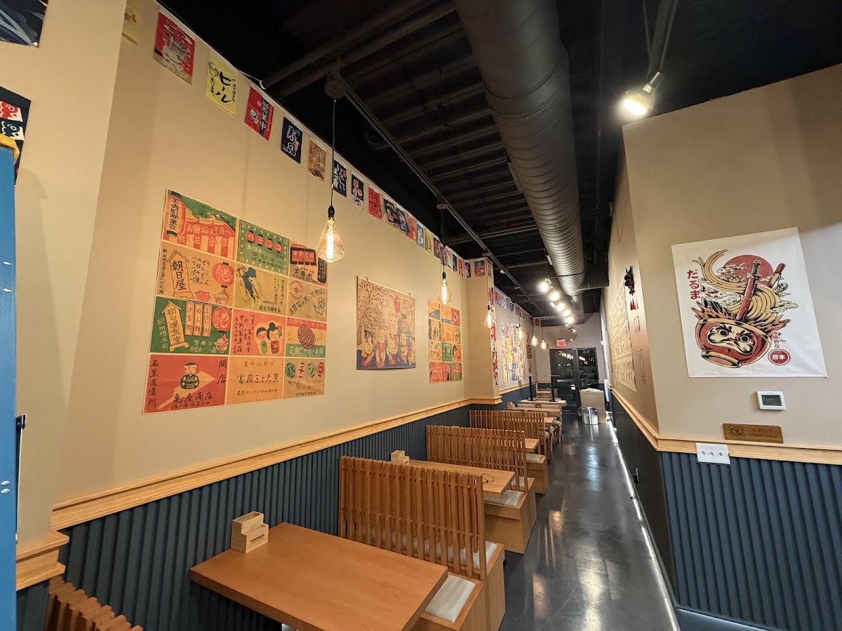 ToyoRamen restaurant interior dining area in Ankeny, Iowa